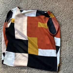 Color Block Women's Top
